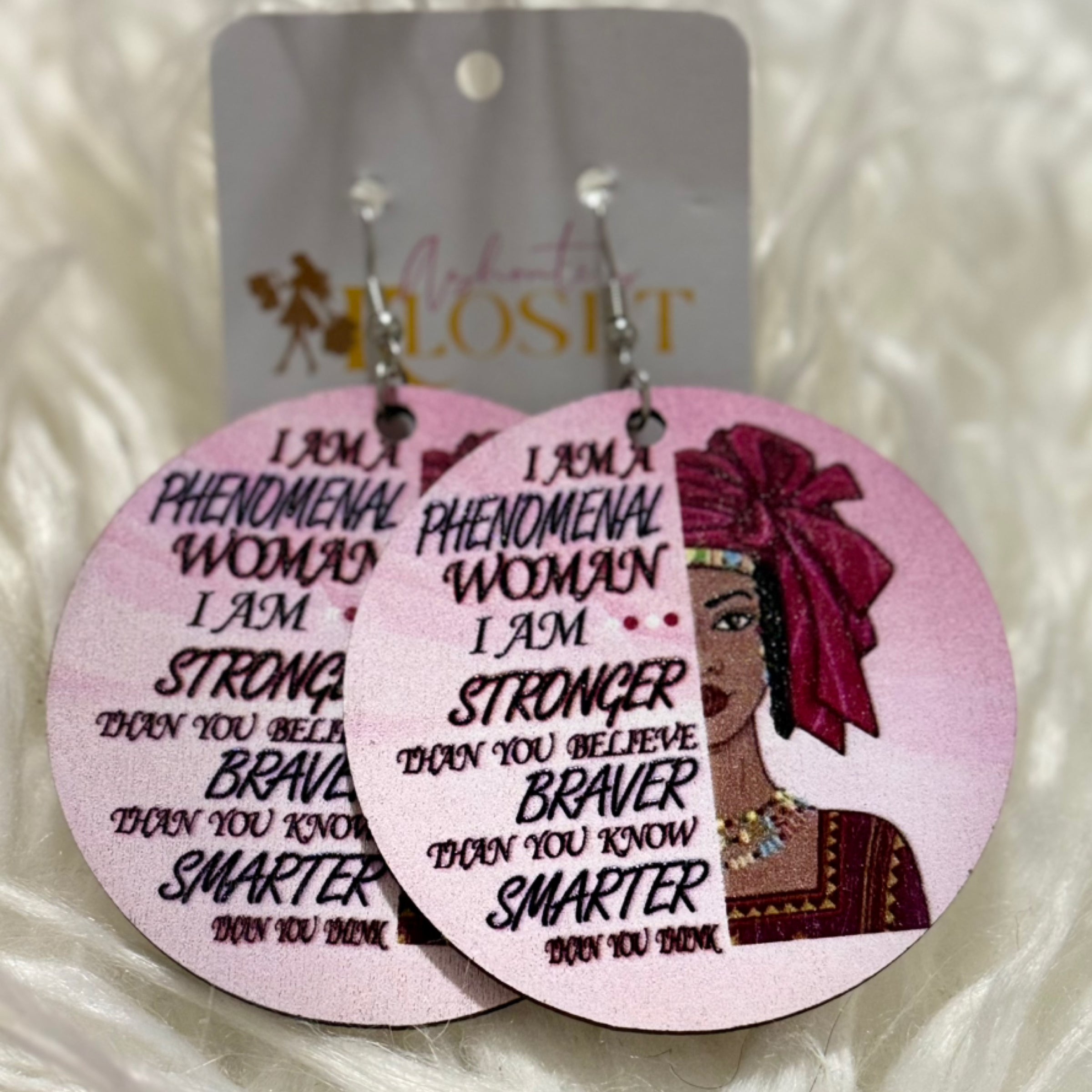 Motivational Earrings | Ashonte's Kloset